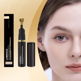 Metal Massage Tip Eye Color Corrector SPF41 Broad Spectrum Sunscreen Concealer Cream, Hydrating Under Eye Base Makeup for Dark Circles