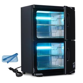 46L 2-in-1 Dual Cabinet Towel Warmer & UV Sterilizer | 12TWM001-D32L-06 Upgraded Version