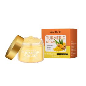 West Month Turmeric Moisturizing Face Cream, Brightening, Hydrating, Nourishing And Moisturizing Skin Daily Gentle Care (Option: 1pc)