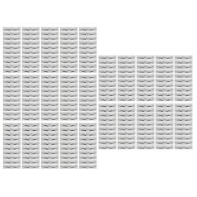 150PCS Eyebrow Stencil Ruler Clear Scale Transparent Eyebrow Shape Positioning Ruler Sticker For Makeup (Option: Default)