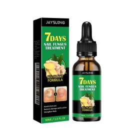Jaysuing Ginger Nail Care Liquid Gently Caresses Hands And Feet, Flattens The Nail Surface, And Moisturizes And Brightens The Nails (Option: 1pc)