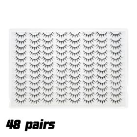 3D False Eyelashes Are Multi-layered, Realistic, Soft And Comfortable (Option: BLACK)